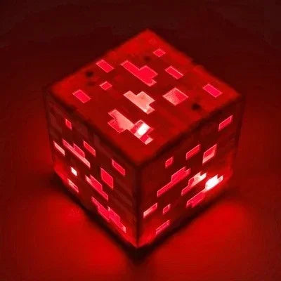 Lámpara de Bloques Estilo Minecraft – Ilumina tu Mundo Pixelado