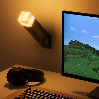 Lámpara de Bloques Estilo Minecraft – Ilumina tu Mundo Pixelado