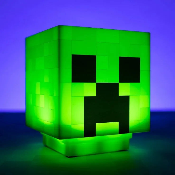 Lámpara de Bloques Estilo Minecraft – Ilumina tu Mundo Pixelado